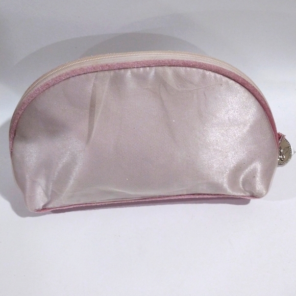 Jill Stuart Flower Design Blush Pink Zipper Makeup Bag - Excellent Condition - Picture 5 of 10
